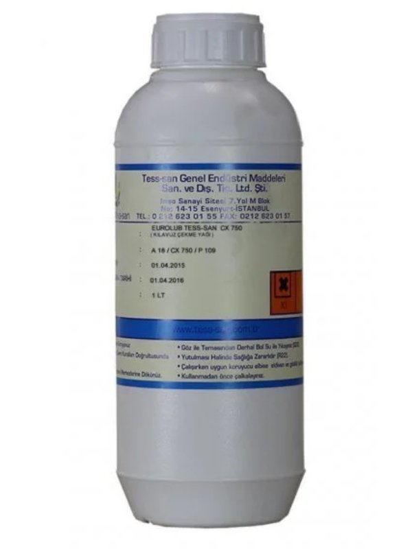 cx750-600x800-1.jpg Eurolub CX 750 - 1 Litre Kılavuz ve Diş Açma Yağı - Görsel 1
