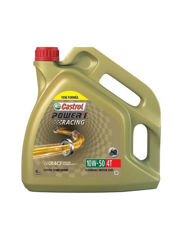 power1-4t-10w50-4lt-600x800-1.jpg Castrol Power 1 Racing 4T 10W-50 4 Litre Motosiklet Yağı - Görsel 1