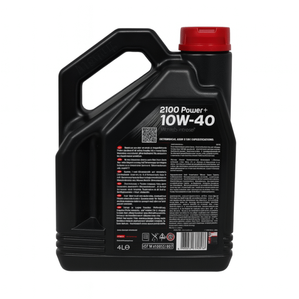 Motul 2100 Power+ 10W-40 4 Litre Motor Yağı arka