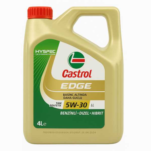 Castrol Edge 5W30 LL 4 Lt Tam Sentetik Partiküllü Motor Yağı
