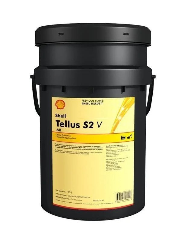 Shell Tellus S2 V 68 - 20 Litre Hidrolik Yağı Madeni Yağ Filtre