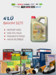 Fiat Albea 1.6 (2002-2008) Castrol Motor Yağlı Bakım Seti 4 Parça Set