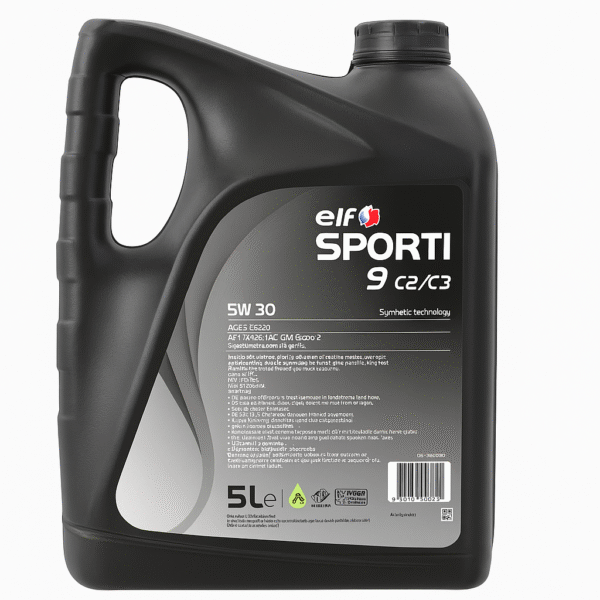 Elf Sporti 9 C2 C3 5W30 5 Lt Partiküllü Motor Yağı