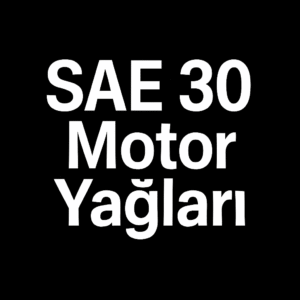 SAE 30 Motor Yağları