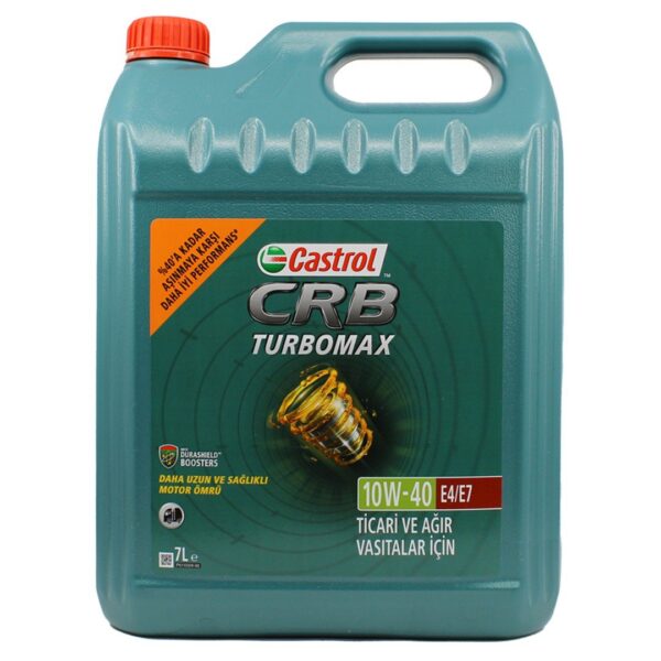 Castrol CRB Turbomax 10W40 7 Lt Sentetik Motor Yağı - Görsel 1