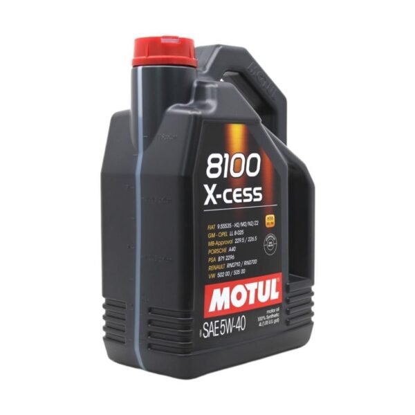 Motul 8100 X-Cess 5W40 4 Lt Tam Sentetik Motor Yağı - Görsel 3