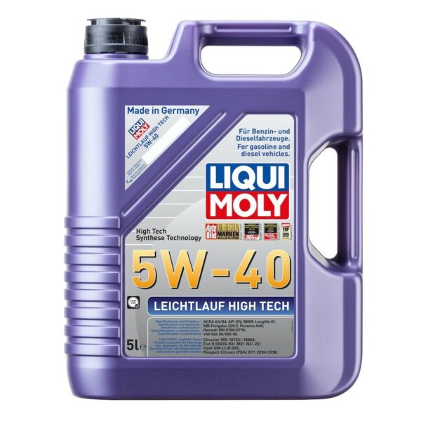 Liqui Moly Leichtlauf High Tech 5W40 5 Lt Motor Yağı (2328) - Görsel 1