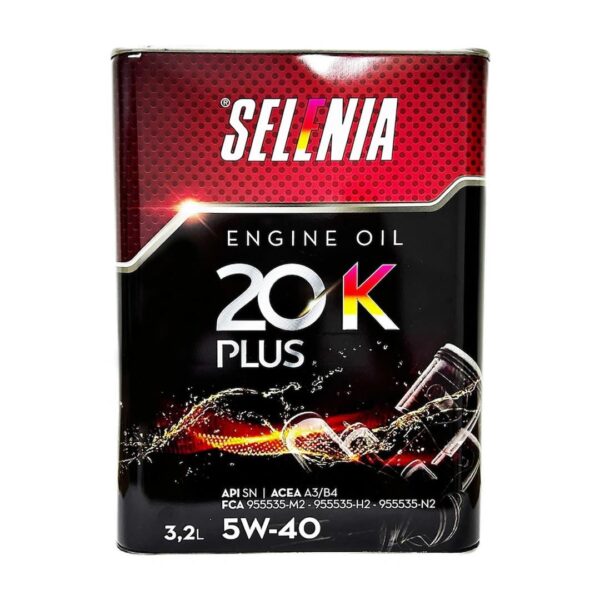 Selenia 20K Plus 5W-40 3.2 Lt Motor Yağı - Görsel 1