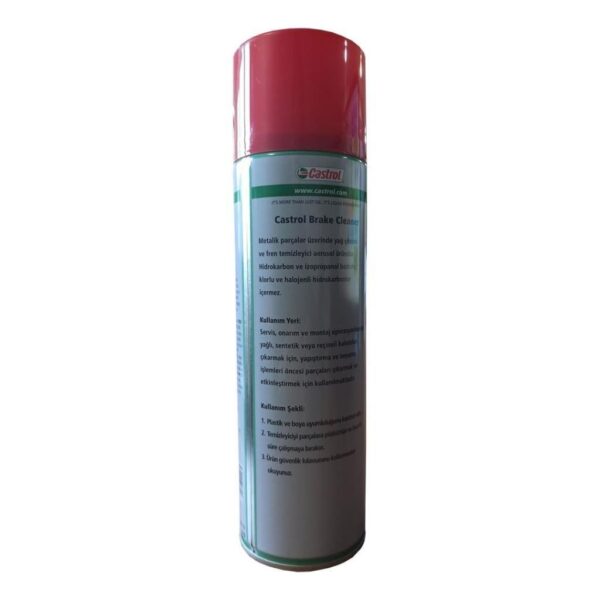Castrol Fren ve Balata Temizleyici Sprey 500 Ml Brake Cleaner - Görsel 2