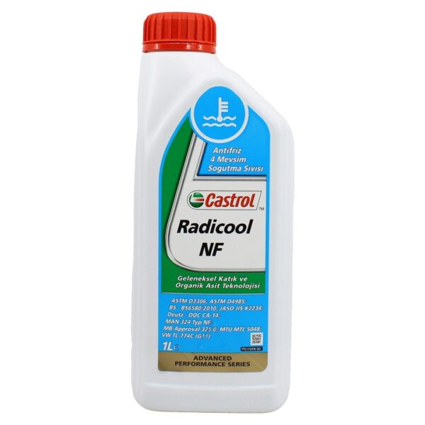 Castrol Radicool NF 1 Lt Konsantre Mavi Antifriz - Görsel 1