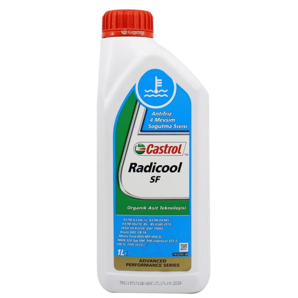 Castrol Radicool SF Konsantre Antifriz 1 Lt Kırmızı Antifriz - Görsel 1