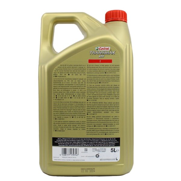 Castrol Transmax Atf Z 5 Lt Otomatik Şanzıman Yağı - Görsel 2