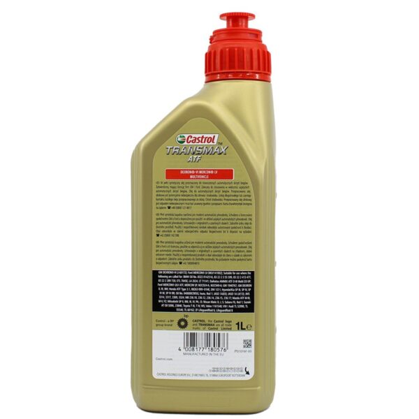 Castrol Transmax ATF Dexron VI 1 Lt Otomatik Şanzıman Yağı - Görsel 2