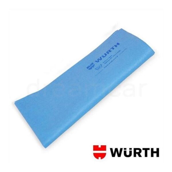 Würth Sentetik Güderi Bez 38x60 Cm 130 Gr. - Mavi Kurulama Bezi - Görsel 1