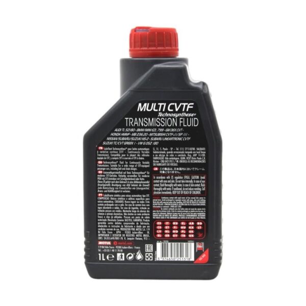 Motul Multi CVTF 1 Lt Otomatik Şanzıman Yağı - Görsel 4