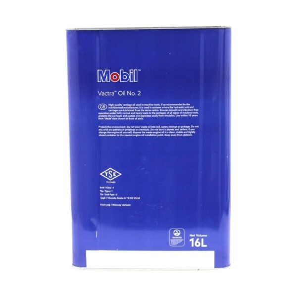 Mobil Vactra Oil No:2 16 Lt Yüksek Performanslı Kızak Yağı - Görsel 4
