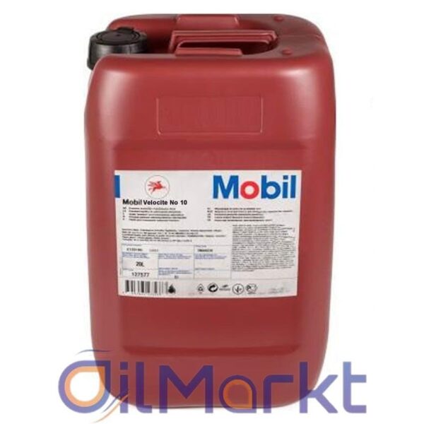 Mobil Velocite No:10 20 Lt Üstün Performanslı Takım Tezgah Yağı - Görsel 1