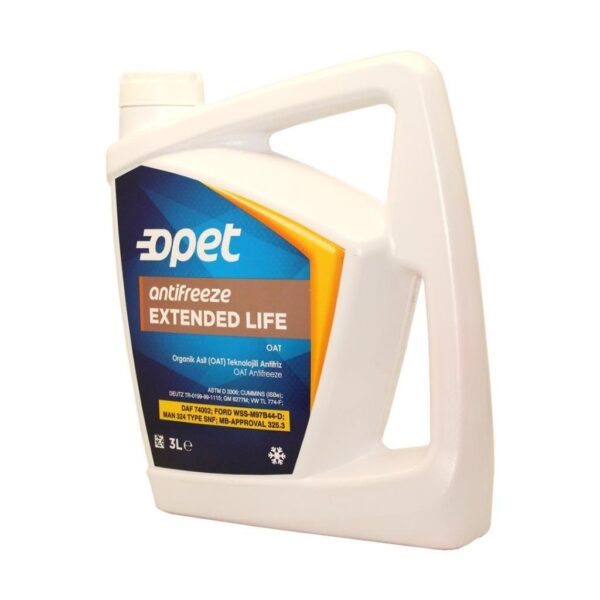 Opet Antifriz Extended Life 3 Lt Turuncu Antifiriz - Görsel 3