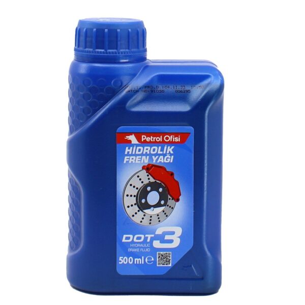 Petrol Ofisi DOT 3 Hidrolik Fren Yağı 500 Ml - Görsel 1