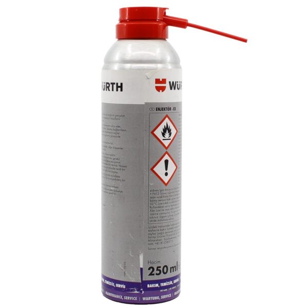 Würth Enjektör ve Buji Sökme Sprey 250 Ml - Görsel 2