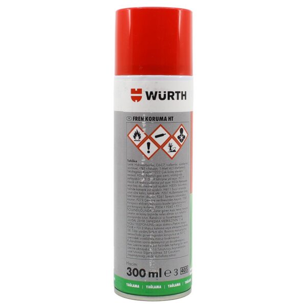 Würth Fren Koruma Spreyi HT 300 ML ABS Fren Isıya Dayanıklı - Görsel 2