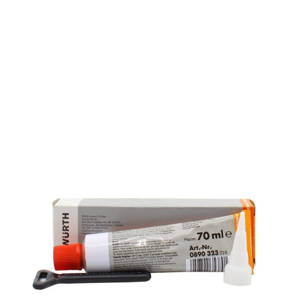 Würth Silikon Sıvı Conta Siyah 250C 70 Ml - Görsel 2