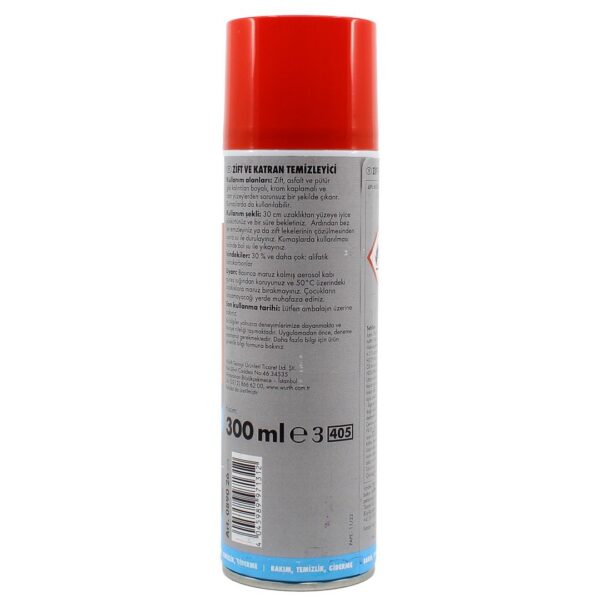 Würth Zift Katran Temizleyici Spreyi 300 ML Zift Çıkarıcı - Görsel 2