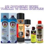 Motosiklet Zincir Temizleme ve Bakım 6' lı Set