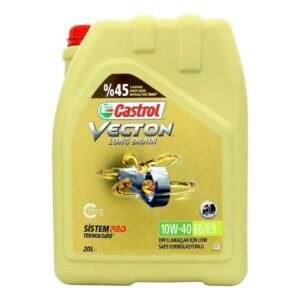 Castrol Vecton Long Drain 10W40 E6/E9 20 Lt Partiküllü Motor Yağı