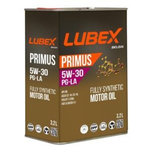 Lubex Primus PG-LA 5W30 3,2 Lt Tam Sentetik Motor Yağı