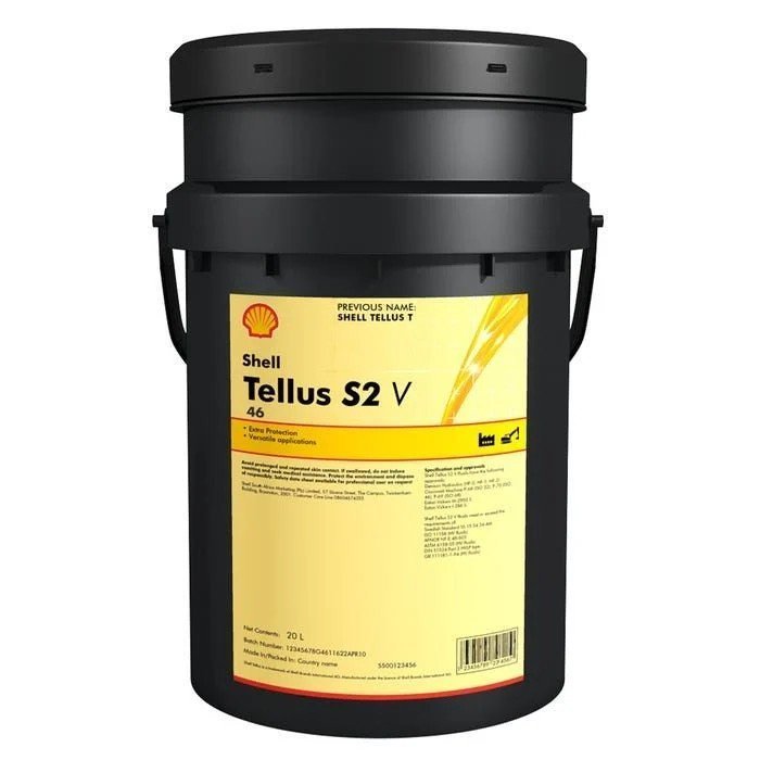 550026232-1.jpg Shell Tellus S2 V 46 20 Lt Yüksek Performanslı Hidrolik Yağ - Görsel 1