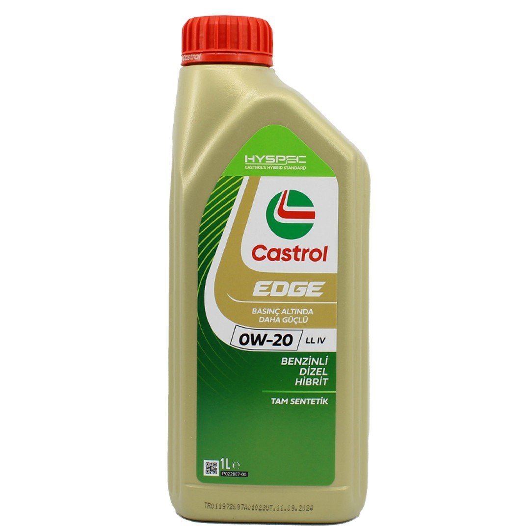 castrol-edge-0w20-ll-iv-1lt.jpg Castrol Edge 0W20 LL IV 1 Lt Motor Yağı - Görsel 1