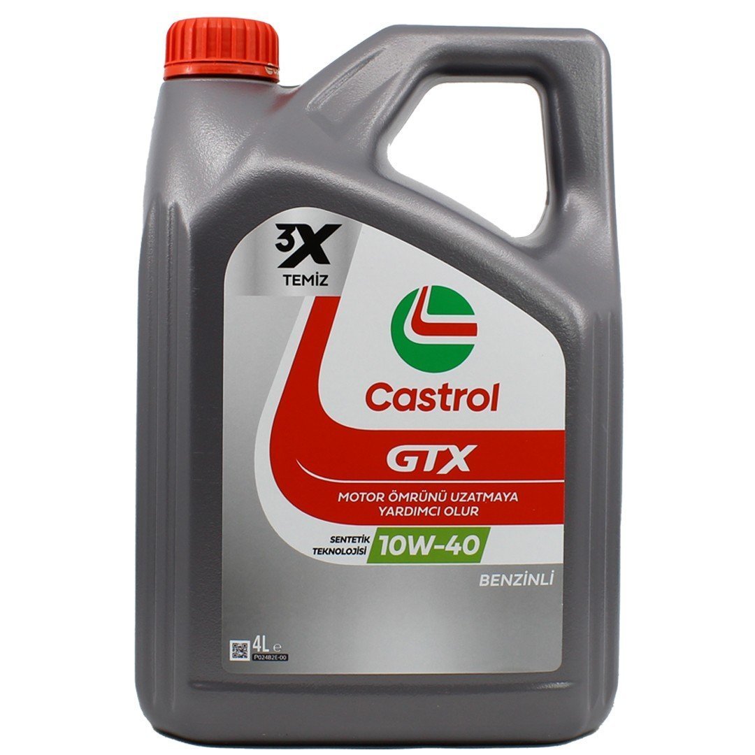 castrol-gtx-10w40-4lt.jpg Castrol GTX 10W40 4 Lt Sentetik Motor Yağı - Görsel 1