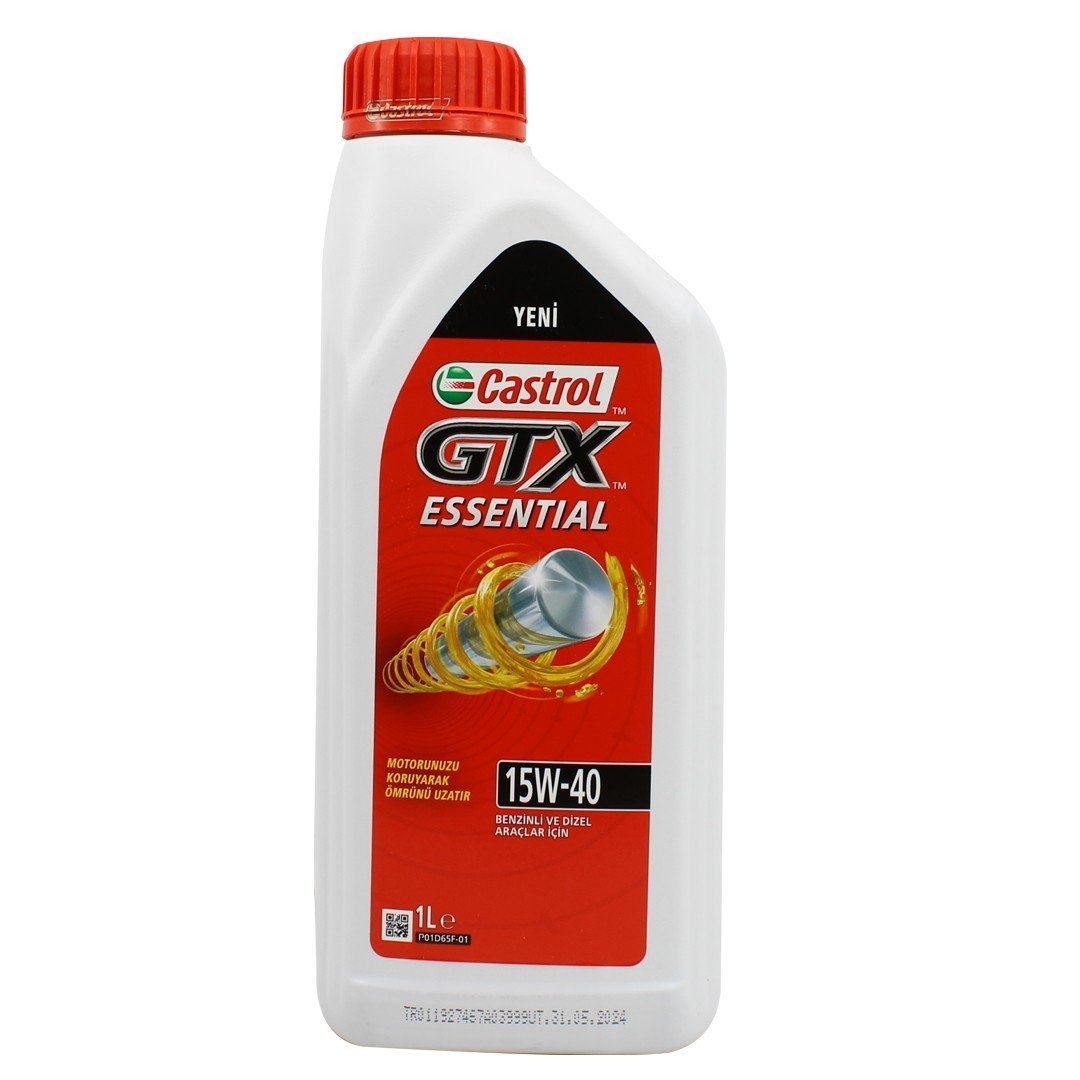 castrol-gtx-essential-15w40-1lt.jpg Castrol GTX Essential 15W40 1 Lt Motor Yağı - Görsel 1
