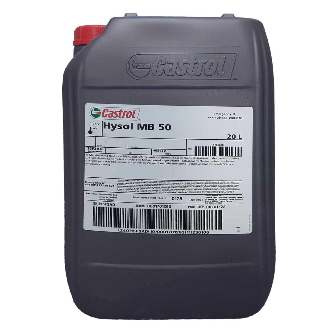 castrol-hysol-mb-50-20-lt.jpg Castrol Hysol MB 50 Bor Yağı 20 Lt Soğutma Sıvısı - Görsel 1
