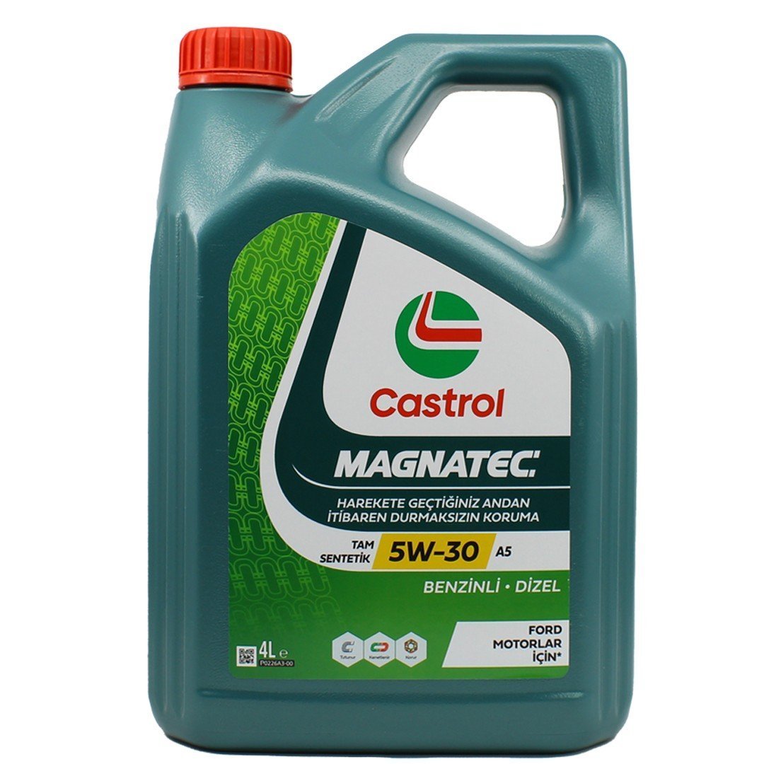 castrol-magnatec-5w30-a5-4lt.jpg Castrol Magnatec 5W30 A5 4 Lt Tam Sentetik Motor Yağı - Görsel 1