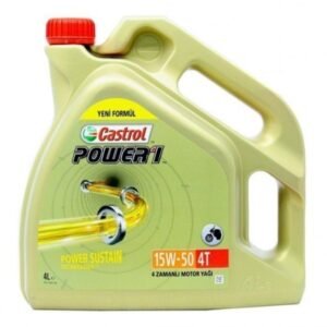 Castrol Power 1 4T 15W-50 4 Litre Motosiklet Yağı