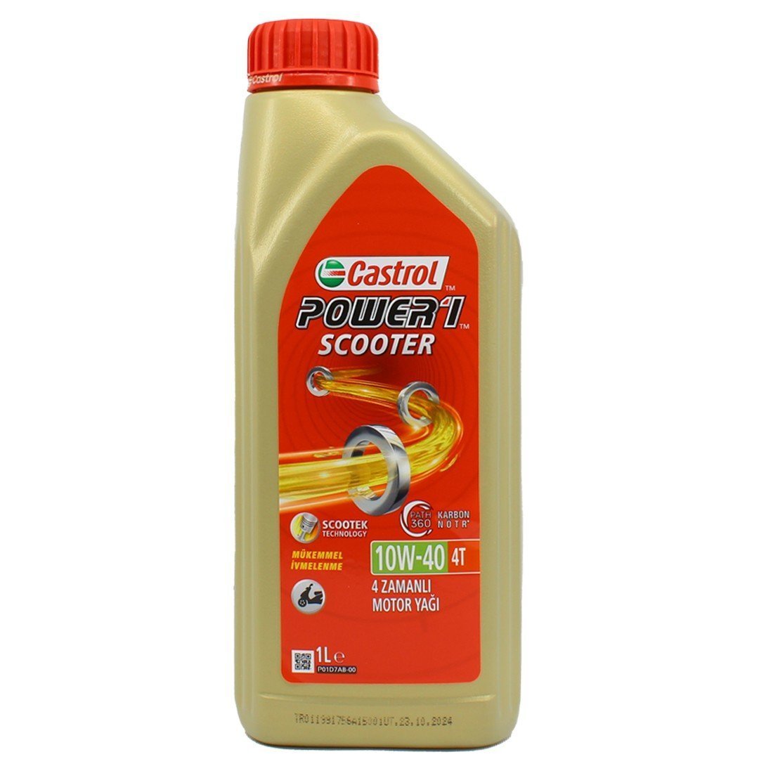 castrol-power-1-scooter-10w40-4t-1lt.jpg Castrol Power 1 Scooter 10W40 4T 1 Lt Motosiklet Yağı - Görsel 1