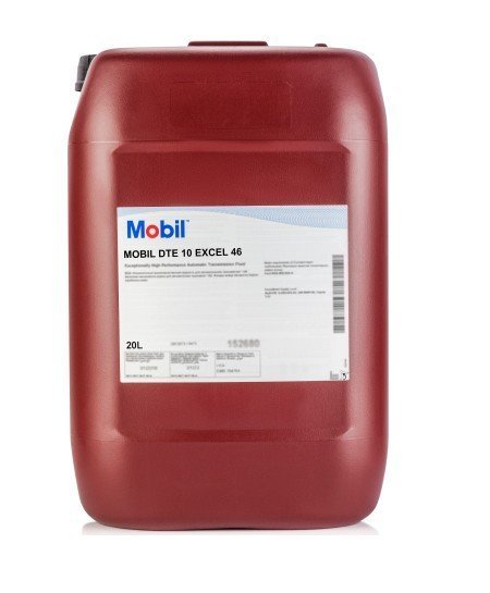 dte-10ex46.jpg Mobil DTE 10 Excel 46 20 Lt Yüksek Performanslı Hidrolik Yağ - Görsel 1
