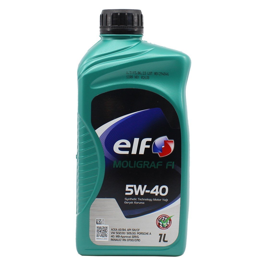 elf-moligraf-fi-5w40-1lt.jpg Elf Moligraf F1 5W-40 1 Lt Sentetik Motor Yağı - Görsel 1