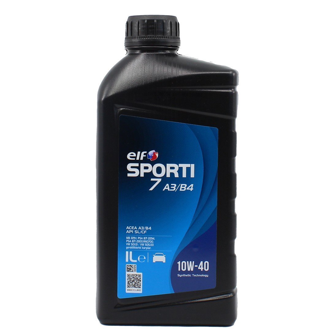 elf-sporti-7a3-b4-10w40-1lt.jpg Elf Sporti 7 10W-40 Motor Yağı 1 Lt - Görsel 1