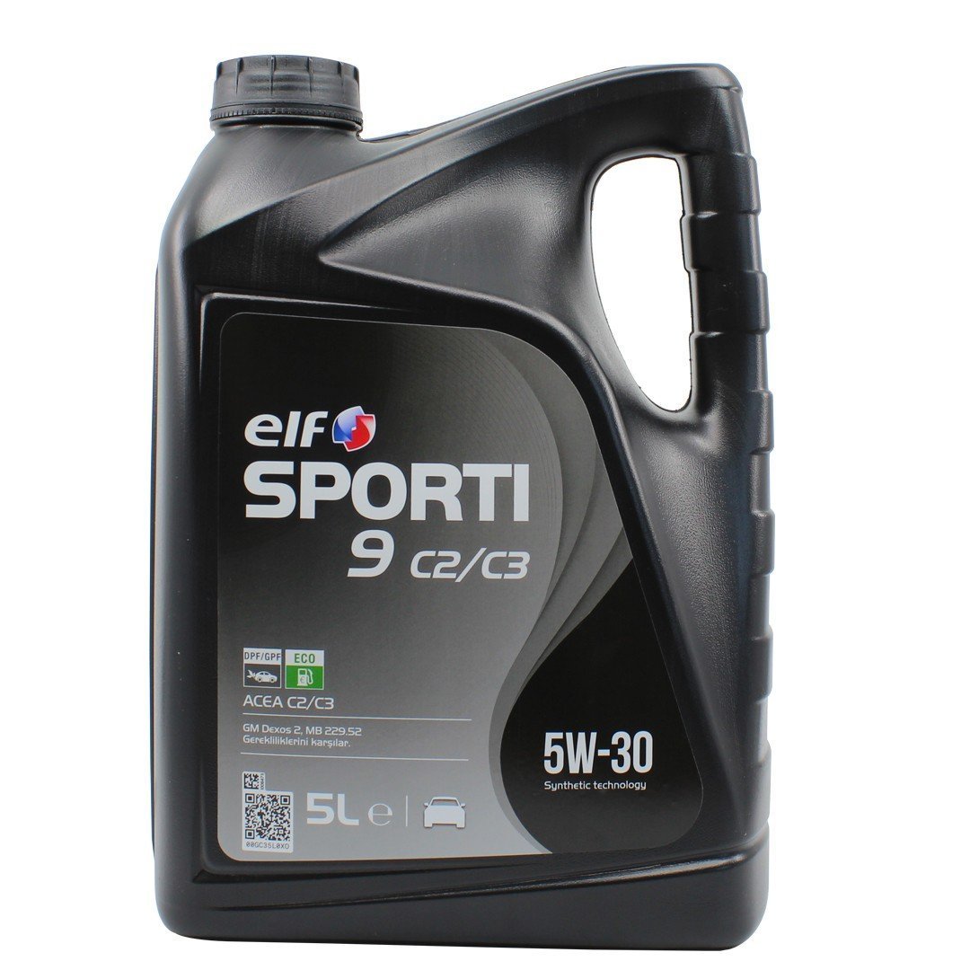 elf-sporti-9c2-c3-5w30-5lt.jpg Elf Sporti 9 C2/C3 5W30 5 Lt Partiküllü Motor Yağı - Görsel 1