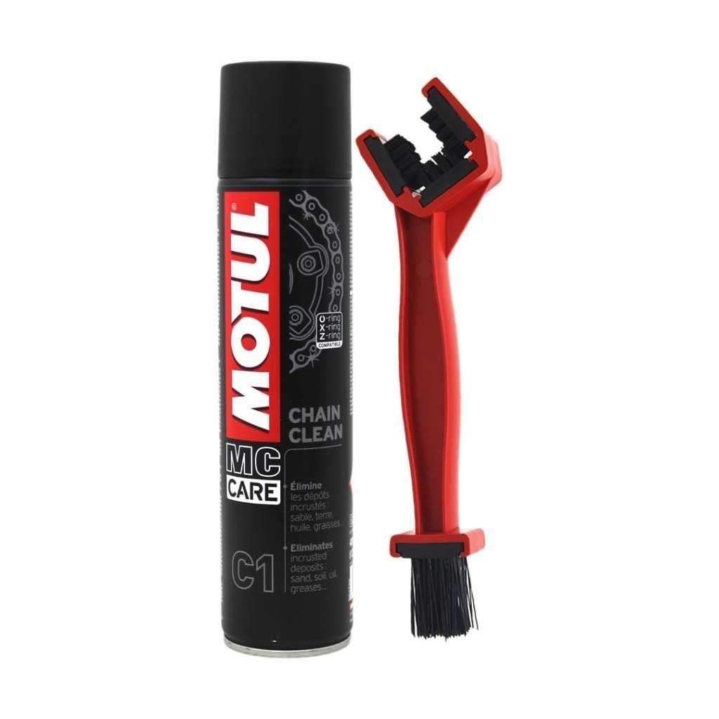 image_1080-1252.jpg Motul C1 Zincir Temizleme Sprey 400 Ml + Fırça - Görsel 1
