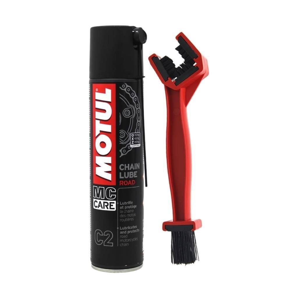 image_1080-1255.jpg Motul C2 Chain Lube Road Sprey 400 Ml Zincir Yağı + Fırça - Görsel 1