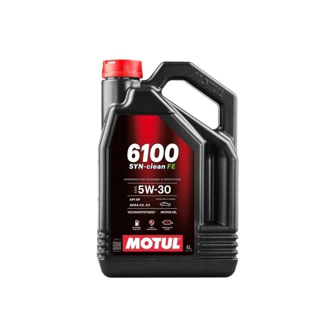 motul-6100-syn-clean-fe-5w30-4-lt.jpg Motul 6100 SYN-Clean FE 5W30 4 Lt Motor Yağı - Görsel 1