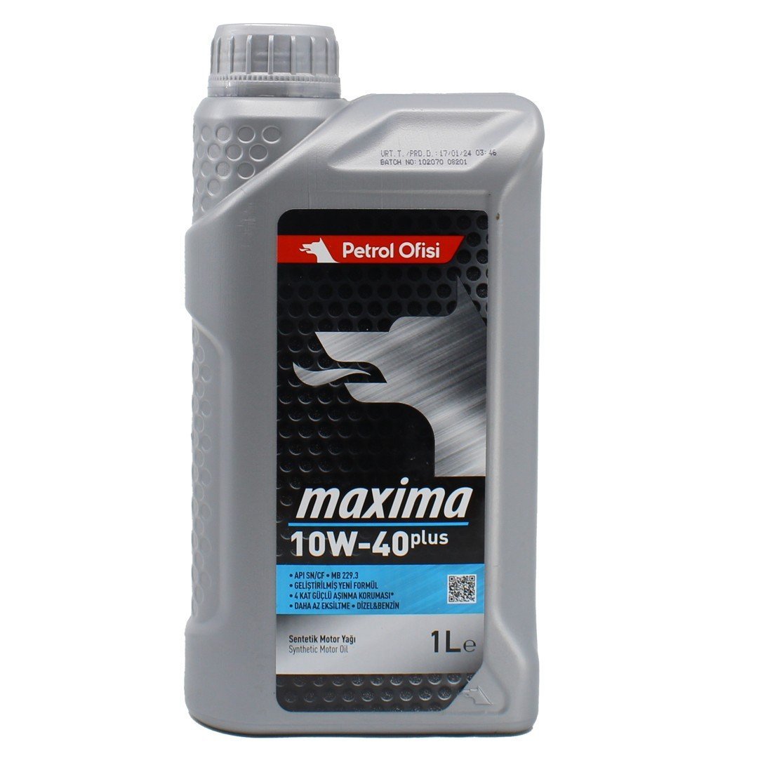petrol-ofisi-maxiama-10w40-plus-1lt.jpg Petrol Ofisi Maxima Plus 10W40 1 Lt Sentetik Motor Yağı - Görsel 1