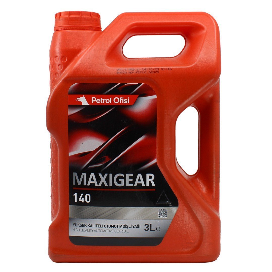 petrol-ofisi-maxigear-140-3lt.jpg Petrol Ofisi Maxigear 140 3 Lt Şanzıman Dişli Yağı - Görsel 1