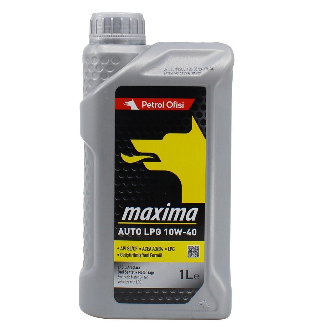 petrolofisi-maxima-auto-lpg-10w40-1lt.jpg Petrol Ofisi Maxima Auto LPG 10W40 1 Lt Motor Yağı - Görsel 1