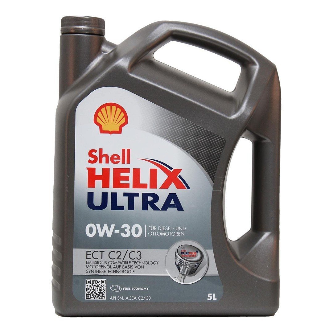 shell-helix-ultra-ect-0w30-5lt.jpg Shell Helix Ultra ECT C2/C3 0W-30 5 Lt Motor Yağı - Görsel 1