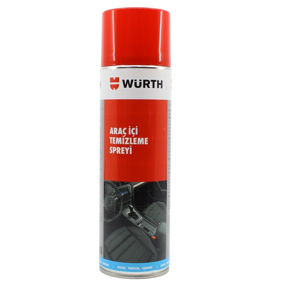 wurth-arac-ici-temizleme-sprey.jpg Würth Araç İçi Temizleme Köpük Spreyi 500 ML - Görsel 1